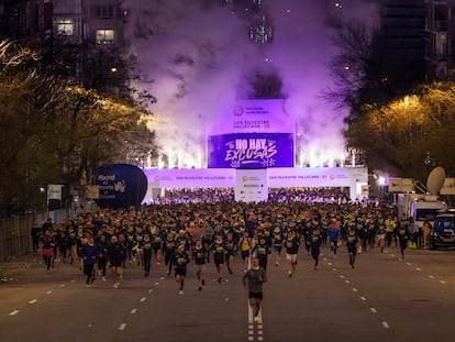 Salida de la San Silvestre de Vallecas.