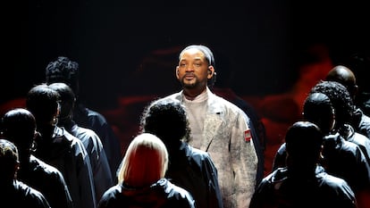Will Smith durante su actuación en los premios BET el 30 de junio.