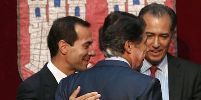 Salvador Victoria, Ignacio González y Enrique Ossorio.