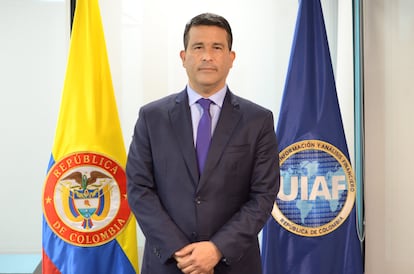 Luis Eduardo Llinás, tras ser nombrado director de la UIAF, en septiembre de 2022.