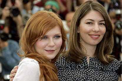 Sofia Coppola y Kirsten Dunst en la presentación de <i>María Antonieta</i>.