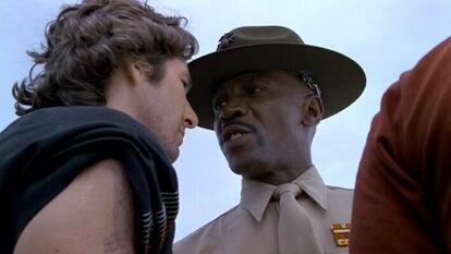 Richard Gere y Louis Gossett Jr. en una imagen de 'Oficial y Caballero' (1982).