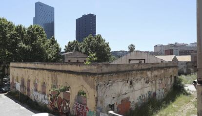 Les edificacions de Can Ricart, al Poblenou, aquesta setmana.