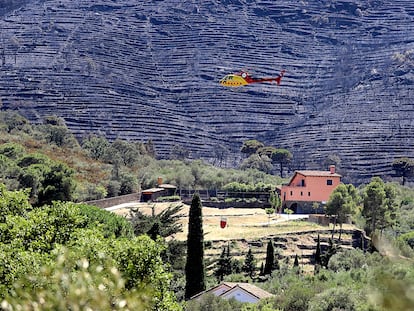 Controlado el fuego del parque natural del Cap de Creus