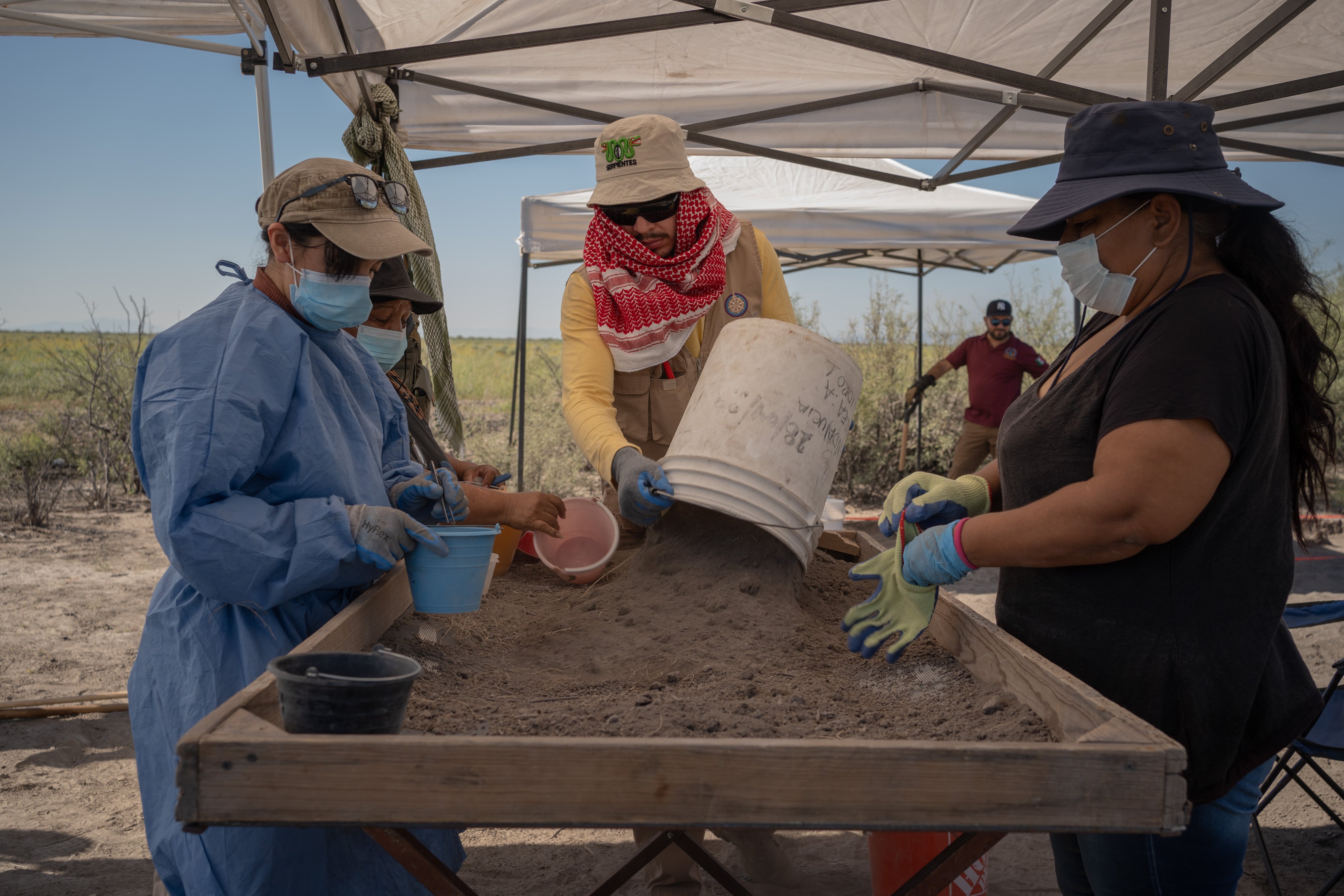 Madres buscadoras del colectivo Grupo Vida, en Torreón, Coahuila, en 2024.