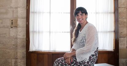 Teresa Rodríguez, en el Parlamento andaluz.
 