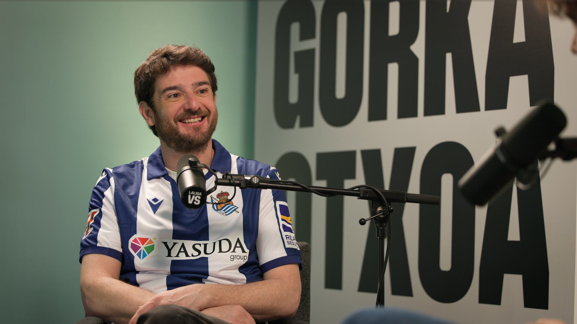 Gorka Otxoa, protagonista de éxitos como 'Machos alfa', es un gran seguidor de la Real Sociedad.