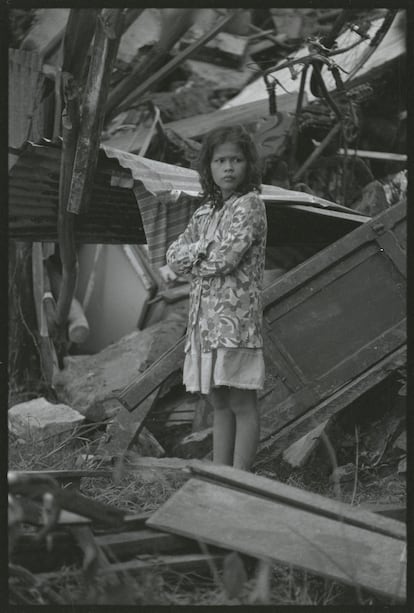 Superviviente de la riada de fango que arrasó Armero en Colombia en 1985.