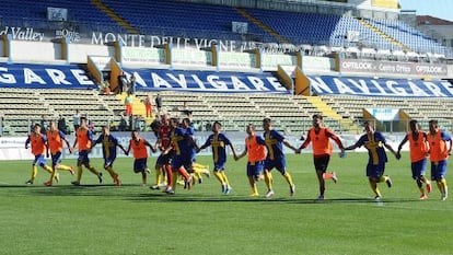 El nuevo Parma, capitaneado por Alessandro Lucarelli