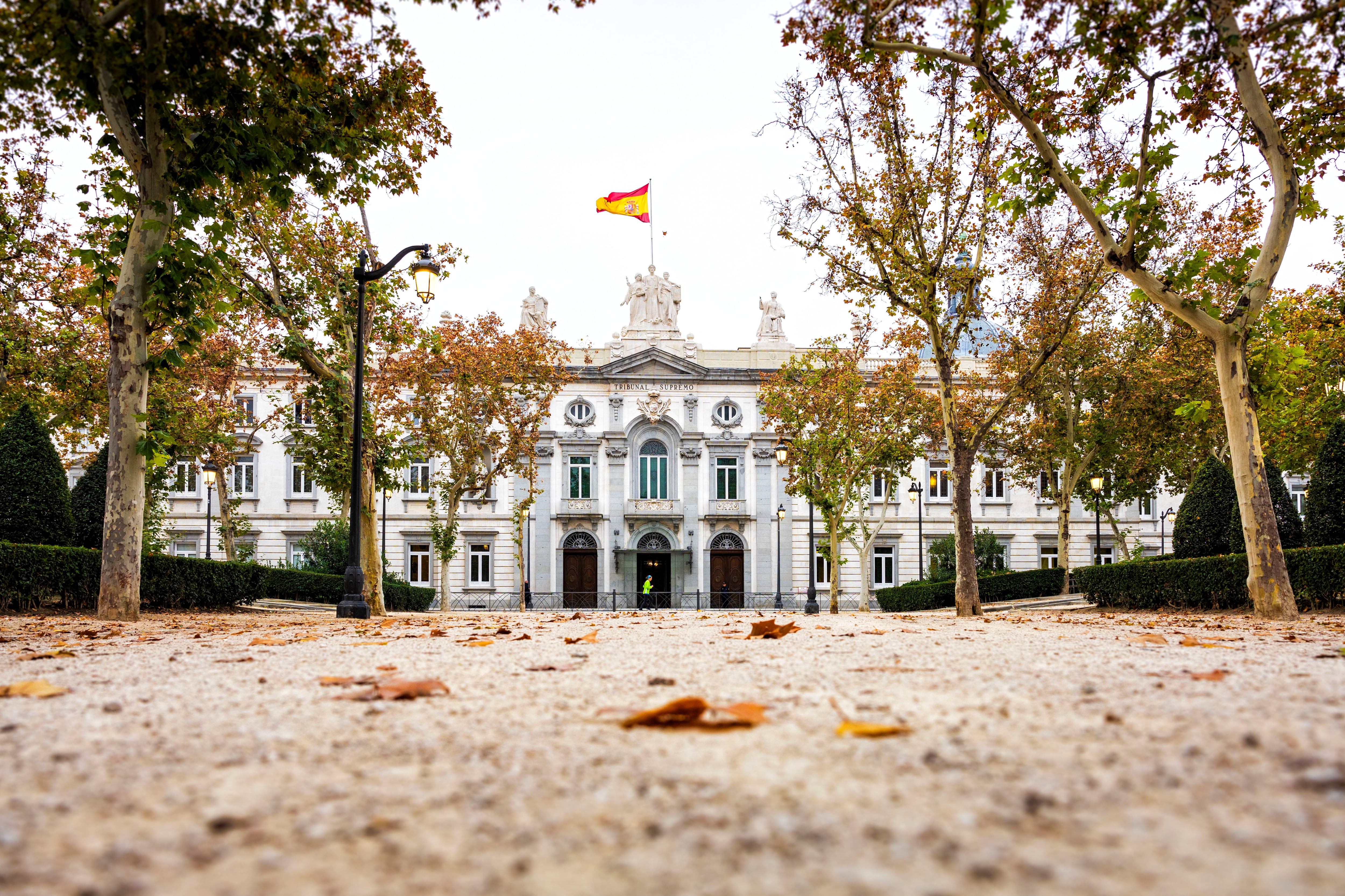 Fachada del Tribunal Supremo, en Madrid.