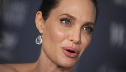 La actriz Angelina Jolie.