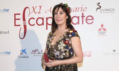 Carmen Mart&iacute;nez-Bordi&uacute; en unos premios en Sevilla, a finales de octubre.