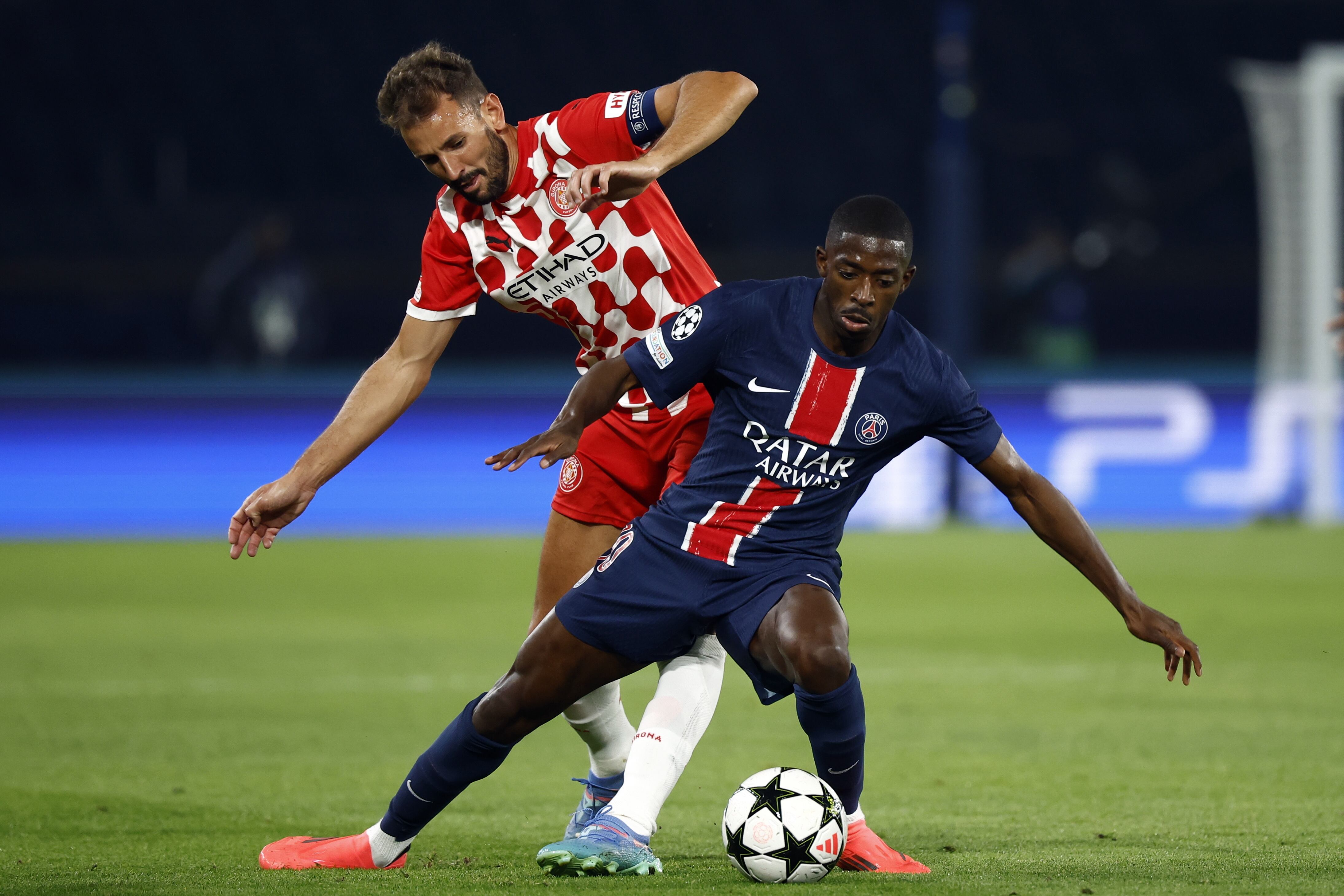 Míchel cumple su promesa y Stuani es titular y capitán en el estreno cruel del Girona en Champions