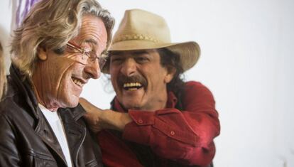 Eduardo Rodríguez y Javier García-Pelayo, en un momento de la película.