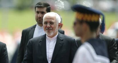 El ministro de Asuntos Exteriores de Irán, Javad Zarif, en abril en Brasilia.