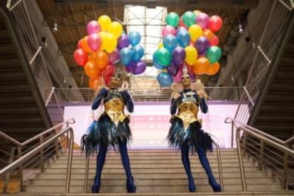 An event during gay pride week in Buenos Aires.