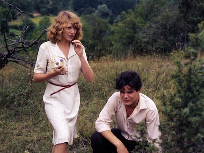 Aurore Clément y Pierre Blaise en 'Lacombe Lucien', de Louis Malle.