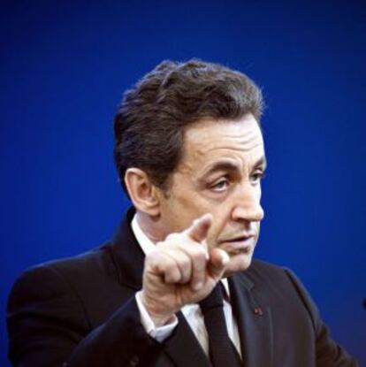 El presidente francés, Nicolás Sarkozy