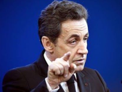 El presidente francés, Nicolás Sarkozy