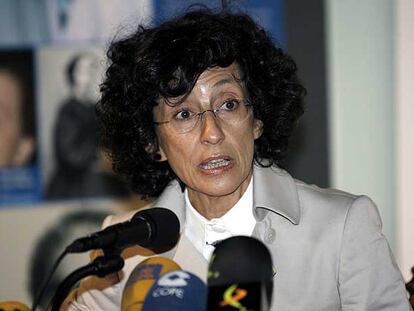 Mercedes Cabrera, ayer, en el Museo de Ciencias Naturales de Madrid.