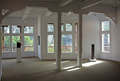 Sala ampliada en el Museo de Arte Abstracto Español, en Cuenca.