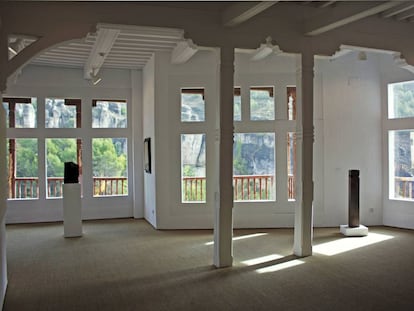 Sala ampliada en el Museo de Arte Abstracto Espa&ntilde;ol, en Cuenca.