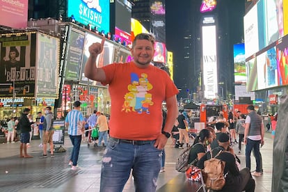 Jorge Cubillos, uno de los colombianos deportados al Congo.