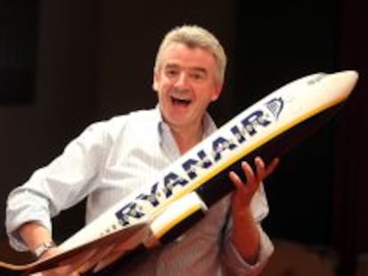 Michael O&#039;Leary, presidente de Ryanair en una reciente visita a Espa&ntilde;a.
