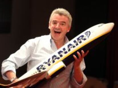 Michael O&#039;Leary, presidente de Ryanair en una reciente visita a Espa&ntilde;a.