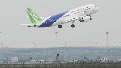 Vuelo de prueba del C919 de fabricación china.
