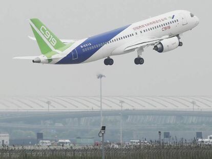 Vuelo de prueba del C919 de fabricaci&oacute;n china.