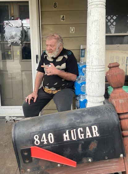 William Hugar, a resident of the area where the train derailed.