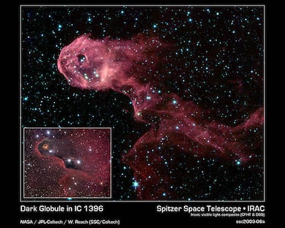 Una imagen infrarroja del medio interestelar.