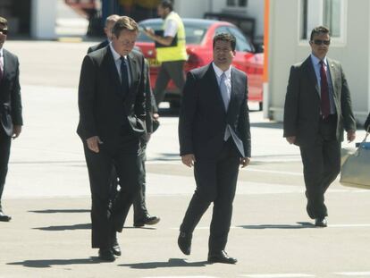 David Cameron during his 2016 visit to Gibraltar.