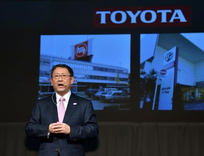 El presidente del fabricante japon&eacute;s de autom&oacute;vil Toyota, Akio Toyoda, el pasado 25 de diciembre en Tokio.