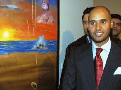 Saif al Islam Gadafi, hijo del fallecido dictador libio.