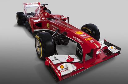 Imagen del F138 presentado por Ferrari.