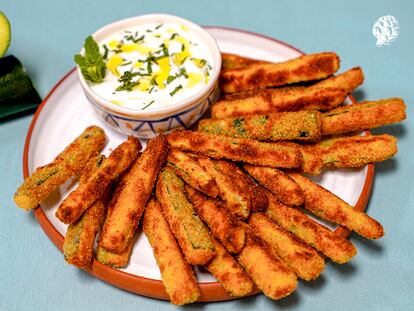 Calabacín crujiente sin freír: el rebozado definitivo para horno o freidora de aire