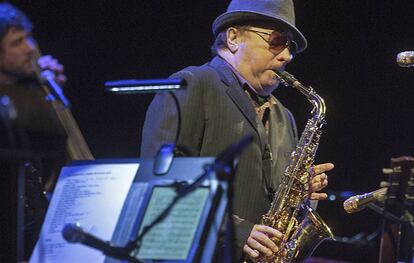 Van Morrison en un concert al Liceu, a Barcelona.