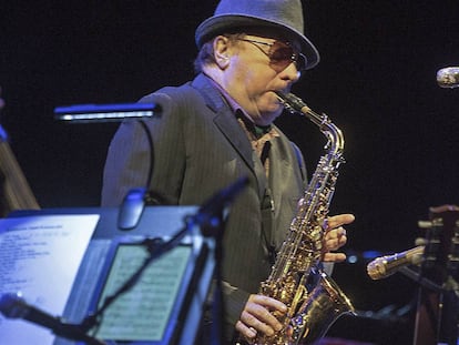 Van Morrison en un concert al Liceu, a Barcelona.