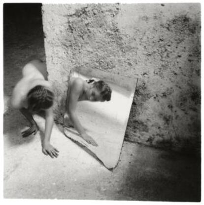 Autorretrato de Francesca Woodman, en 1978.