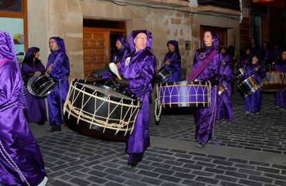 Tamborrada en Calanda.