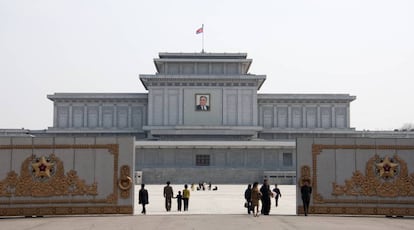 Mausoleo de Kim Il Sung en Pyonyang.