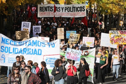 Manifestación de la crisis de la vivienda en España