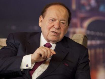 El multimillonario Sheldon G. Adelson.