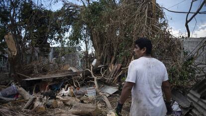 Las imágenes del rastro del huracán 'Grace' en Veracruz
