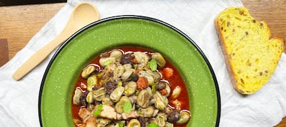Catalan-style beans to celebrate spring