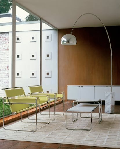 Iconos modernos como la silla Wassily son fundamentales en cierta idea de la decoración 'masculina'.