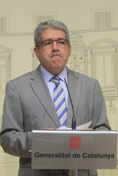 Francesc Homs, consejero de Presidencia de la Generalitat.