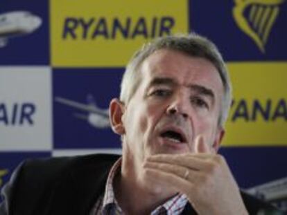 El presidente de la aerol&iacute;nea de bajo coste irlandesa Ryanair, Michael O&#039;Leary. 